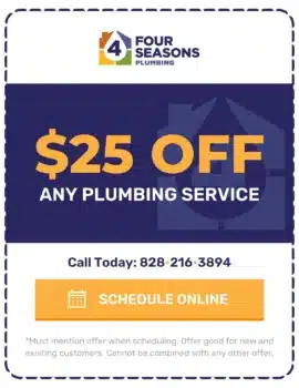 Four Seasons Plumbing 25 dollar off coupon