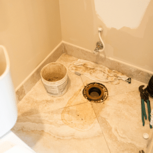 leaking toilet